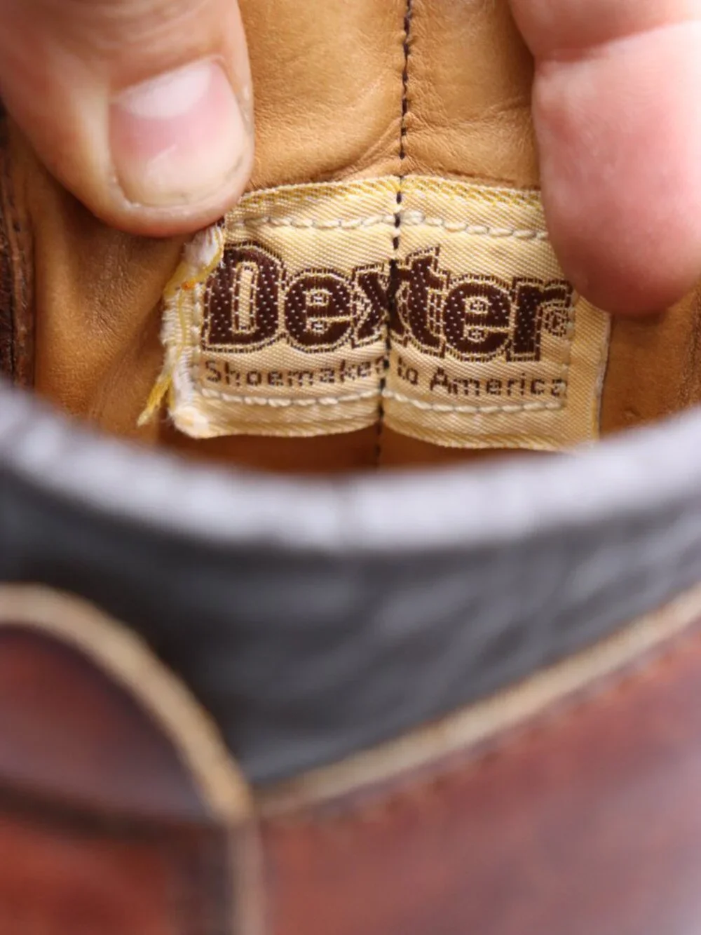 Vintage Dexter Mountaineer Men's Size 9 M Hiking Boots Brown Leather Vibram